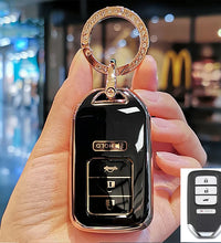 4 Buttons Fasion TPU Car Remote Key Fob Cover Case for Honda Accord EX EXL Civic Crv Hrv Pilot Ridgeline 2016 -2018 Pocketor