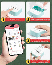 Phomemo Mini T02 Pocket Thermal Printer