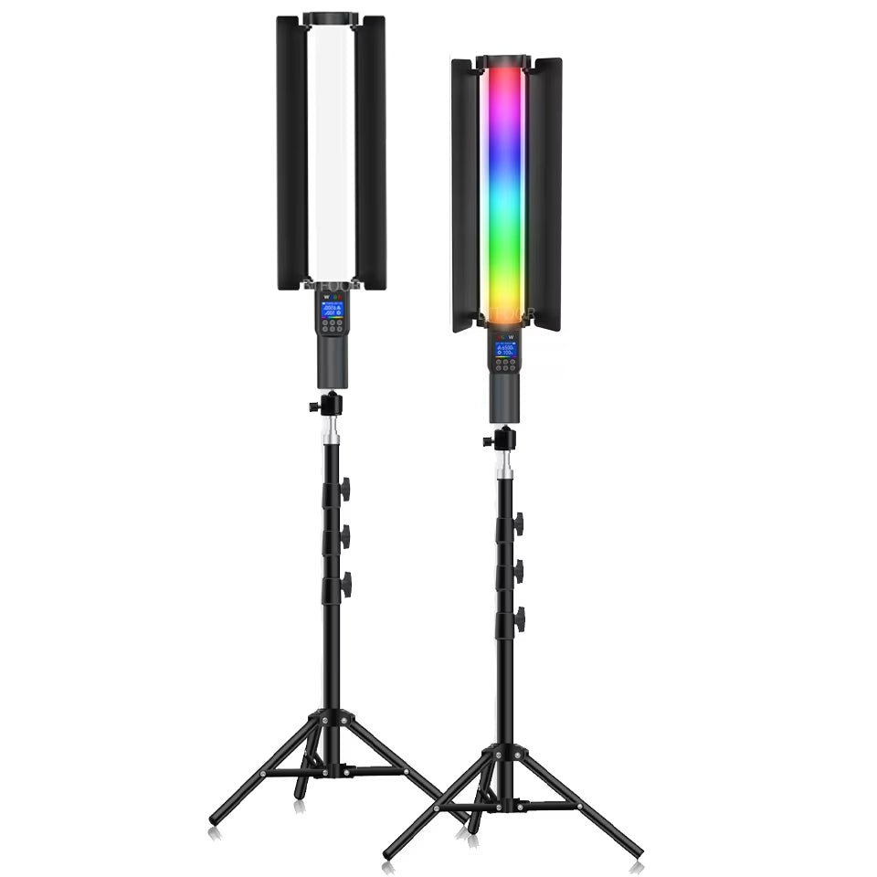 RGB Photography Video Light Stick Wand Party Colorful LED Lamp Fill Light Handheld Flash Speedlight Lighting with Tripod Stand