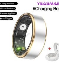 2024 for XIAOMI SAMSUNG Smart Ring Men Women Heart Rate Blood Oxygen Monitor IP68 & 5ATM Waterproof Smartring Multi-Sport Mode