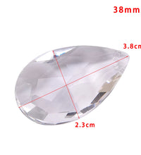 1Pcs Clear Chandelier Glass Crystals Lamp Multi Faceted Bead Transparent Hanging Drops Pendants