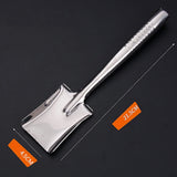 3 Pcs 1 Set Thick Flat Shovel Gardening Tools Gardening Supplies (Steel Color)