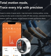 2024 for XIAOMI SAMSUNG Smart Ring Men Women Heart Rate Blood Oxygen Monitor IP68 & 5ATM Waterproof Smartring Multi-Sport Mode