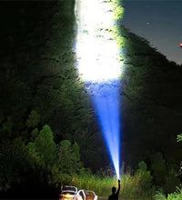 10000 LM LED Flashlights, Powerful Handheld Tactical Flashlight, LED Flashlights Searchlights, Ultra Bright USB Rechargeable Flashlight for Outdoor, Camping, Emergency