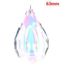 1Pcs Clear Chandelier Glass Crystals Lamp Multi Faceted Bead Transparent Hanging Drops Pendants