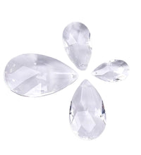1Pcs Clear Chandelier Glass Crystals Lamp Multi Faceted Bead Transparent Hanging Drops Pendants