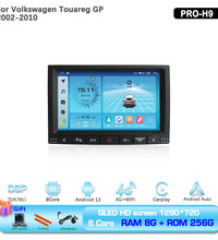 9Inch for Volkswagen Touareg GP 2002-2010 Car Multimedia Video Player GPS Navigation Radio Android13 8Core 8+256G Carplay 4G 360