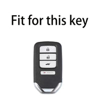 4 Buttons Fasion TPU Car Remote Key Fob Cover Case for Honda Accord EX EXL Civic Crv Hrv Pilot Ridgeline 2016 -2018 Pocketor