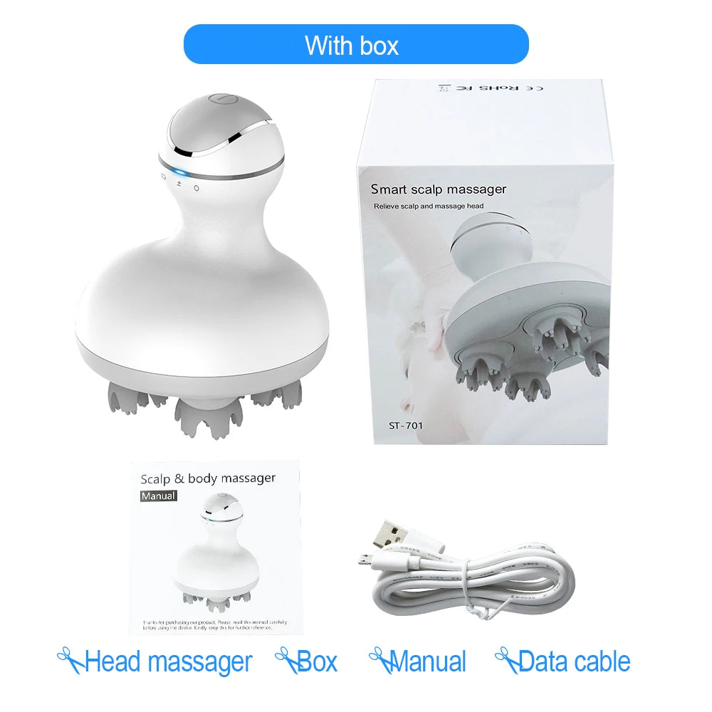 3D Electric Head Massager