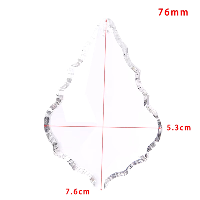 1Pcs Clear Chandelier Glass Crystals Lamp Multi Faceted Bead Transparent Hanging Drops Pendants