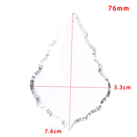 1Pcs Clear Chandelier Glass Crystals Lamp Multi Faceted Bead Transparent Hanging Drops Pendants