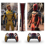 New Film PS5 Slim Digital Skin Sticker Protector Decal Cover for Console Controller PS5 Slim Sticker Vinyl