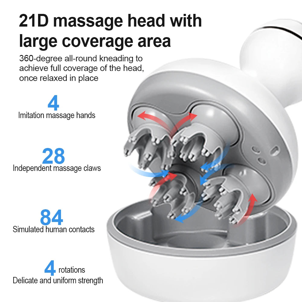 3D Electric Head Massager