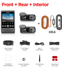 A229 PRO 4K HDR Car Camera with SONY STARVIS 2 SENSOR Support Rear and Interior Dash Cam 24H Parking Mode 5Ghz Wi-Fi