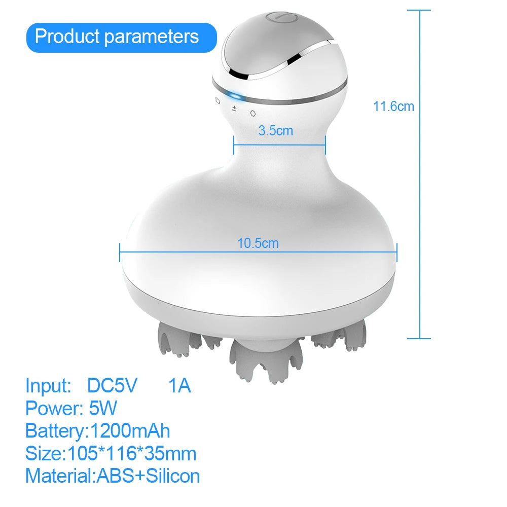 3D Electric Head Massager