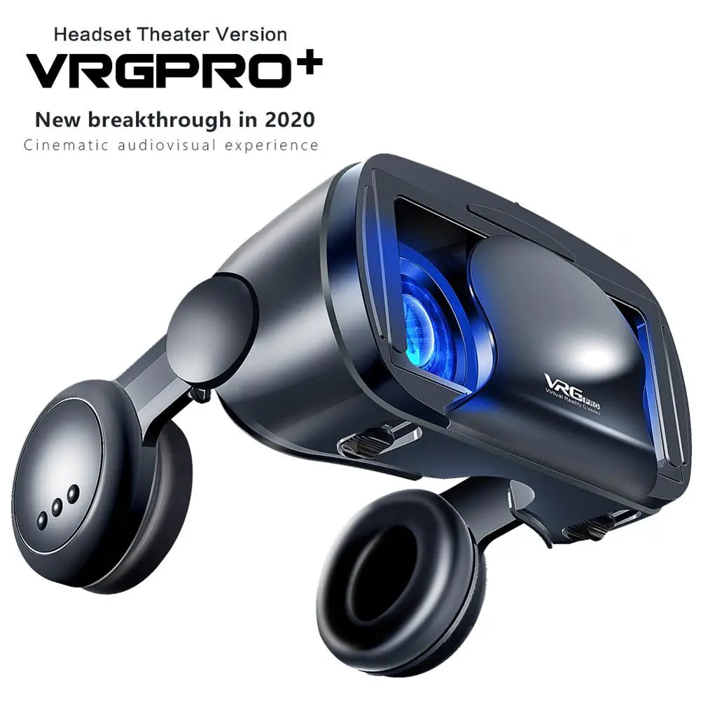 Original VRG PRO 3D VR Gglasses Virtual Reality 3D Glasses Full Screen Visual Wide-Angle VR Glasses For Smartphone