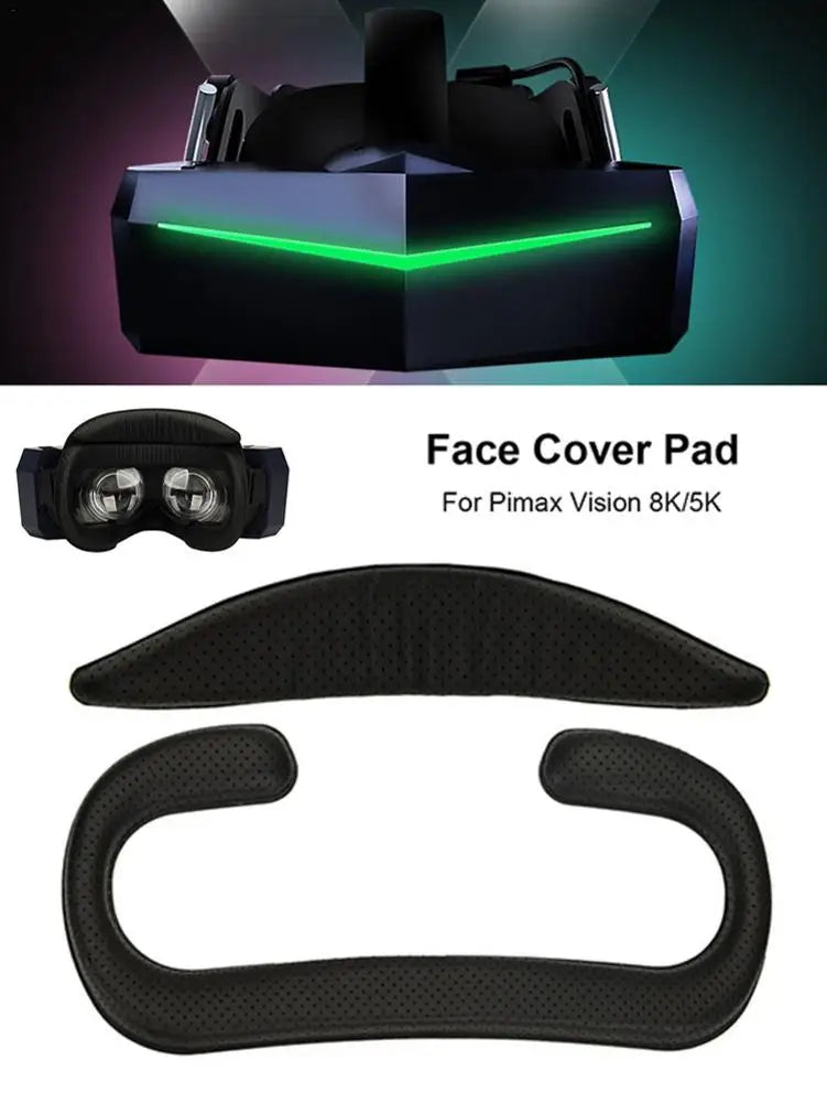 Sponge Leather Face Foam Replacement Eye Mask Pad Cushion Cover for Pimax Vision 8K/5K VR Virtual Reality Glasses Accessories