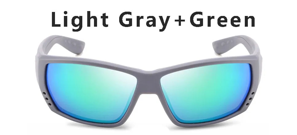 580P Tuna Alley Polarized Sunglasses Men Square Sunglasses For Men Fishing Eyewear Male Driving Sunglasses Oculos Travel Eyewear