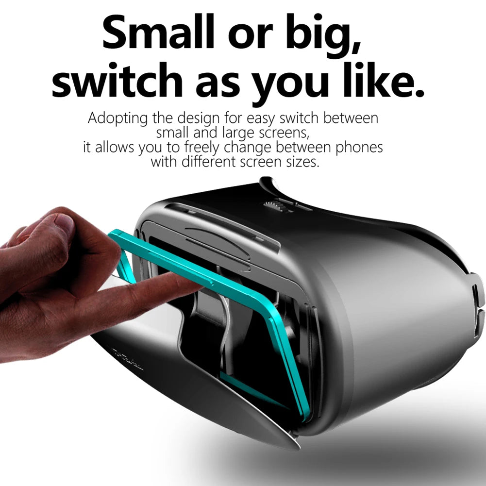 VRG Pro X7 3D VR Headset Smart Virtual Reality Glasses for 5-7 inch Smart Phone