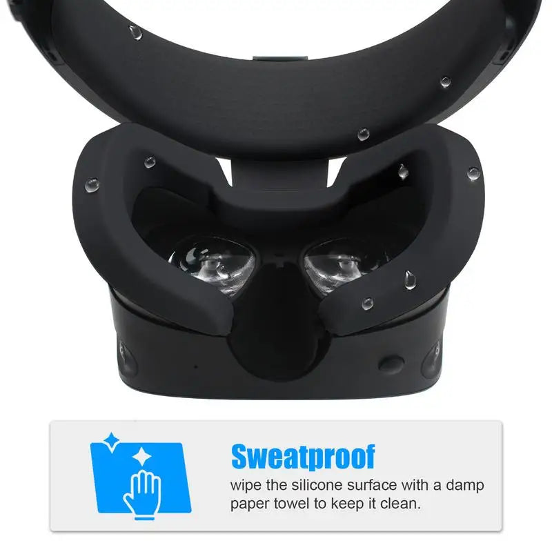 3 In1 VR Face Pad &Front Rear Foam Silicone Covers For Oculus Rift S VR Glasses Eye Mask Face Mask Skin Rift S Accessories