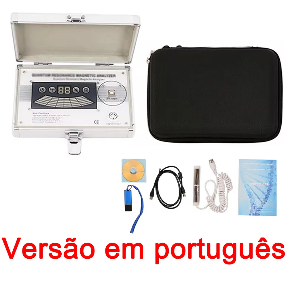 2024 NEW Body Quantum Analyzer Magnetic Resonance Health Analyzer 54 Checking Reports set Portable Tesing Healthy Body Machine