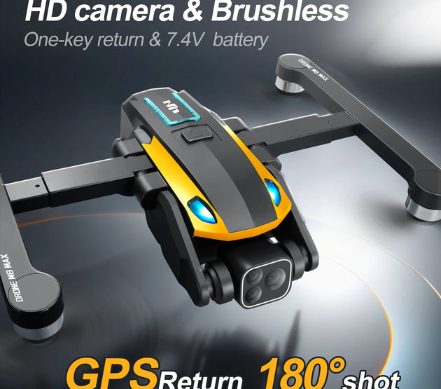 M8 Pro Drone Quadcopter Remote Control Handle Four Axis Aircraft HD 6K Photography UAV Altitude Fixation Helicopter Toys