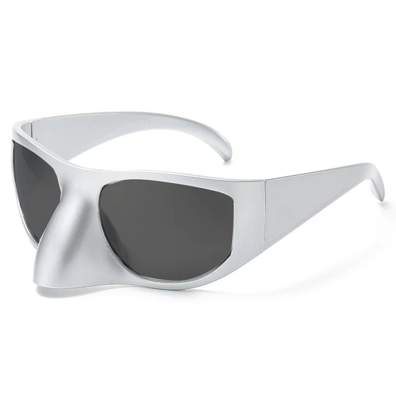 Y2K Oversized Luxury Brand Designer Nose Masked Sunglasses 2000'S  Suglasses Women 2023 Lentes De Sol Para Mujeres