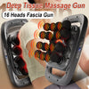 16 Heads Fascia Gun Electric Masajeador Vibrating Muscle Massagers Body Neck Massage Relaxation Treatment Fascia Massage Gun