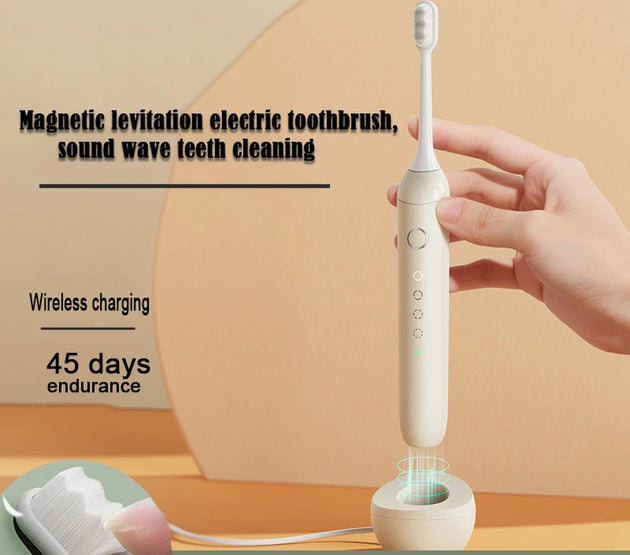 Smart Sonic Electric Toothbrush Ultrasound IPX7 Rechargeable Tooth Brush 5 Mode Smart Time Whitener Teethbrush