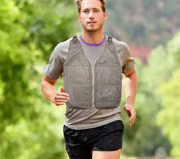 Ice Cool Vest Cooling Cold Jacket For Summer Adjustable Summer Cooling Vest Cooling Coat For Working Running Gardening Cooking C