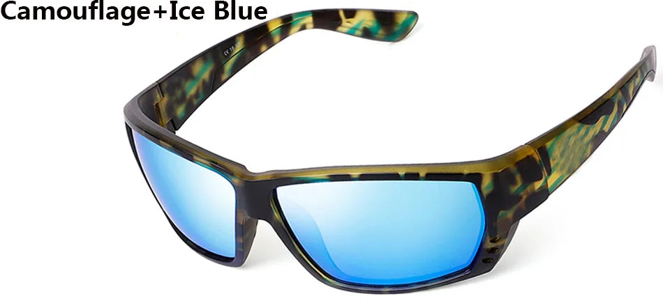 580P Tuna Alley Polarized Sunglasses Men Square Sunglasses For Men Fishing Eyewear Male Driving Sunglasses Oculos Travel Eyewear