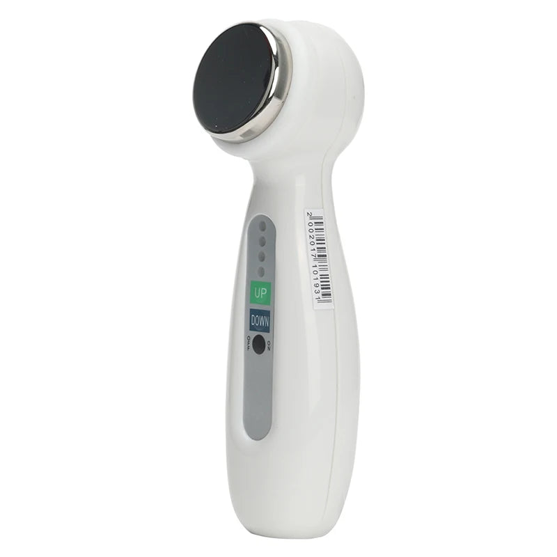 Handheld Ultrasonic Facial Massager Skin Tightening & Body Slimming, Portable Electroplating Spa Device for Wrinkle Reduction