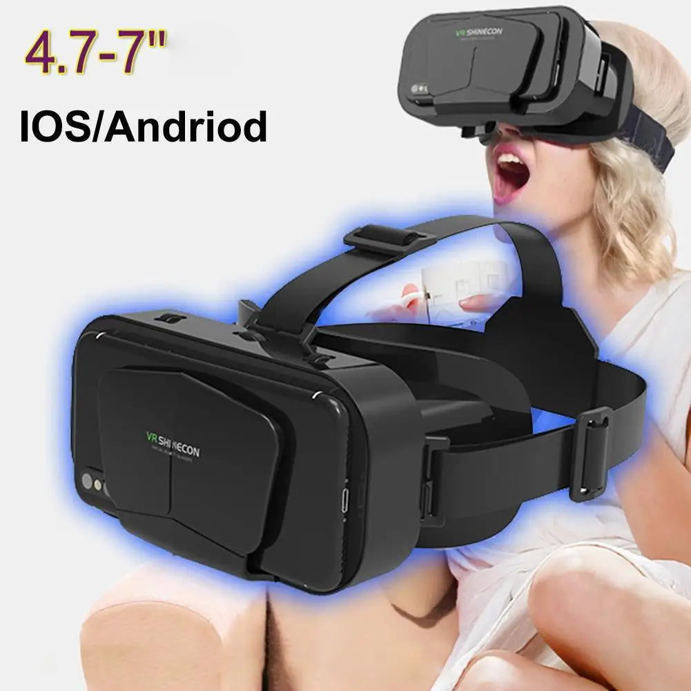 Virtual Reality Game Helmet G10 IMAX 3D Virtual Reality Game Helmet 360 Panoramic VR Game Google for 4.7-7.0 inches Smartphone