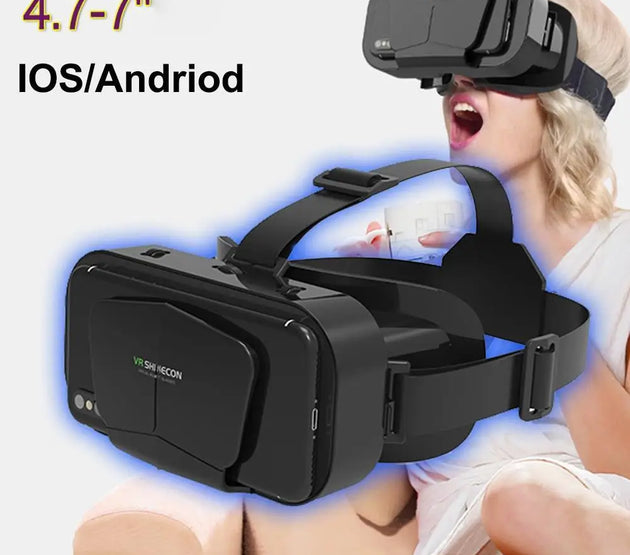 Virtual Reality Game Helmet G10 IMAX 3D Virtual Reality Game Helmet 360 Panoramic VR Game Google for 4.7-7.0 inches Smartphone