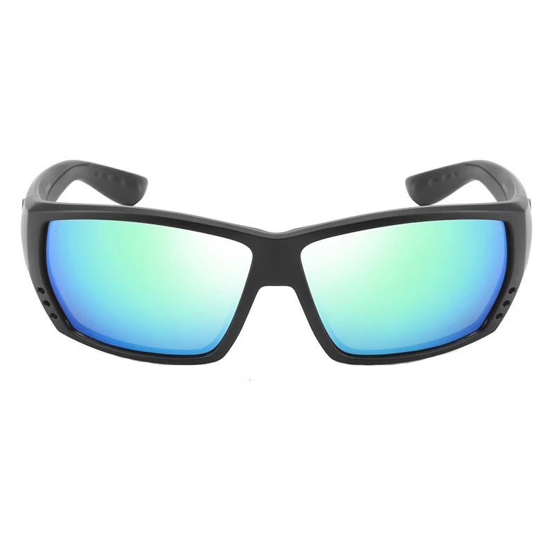 580P Tuna Alley Polarized Sunglasses Men Square Sunglasses For Men Fishing Eyewear Male Driving Sunglasses Oculos Travel Eyewear