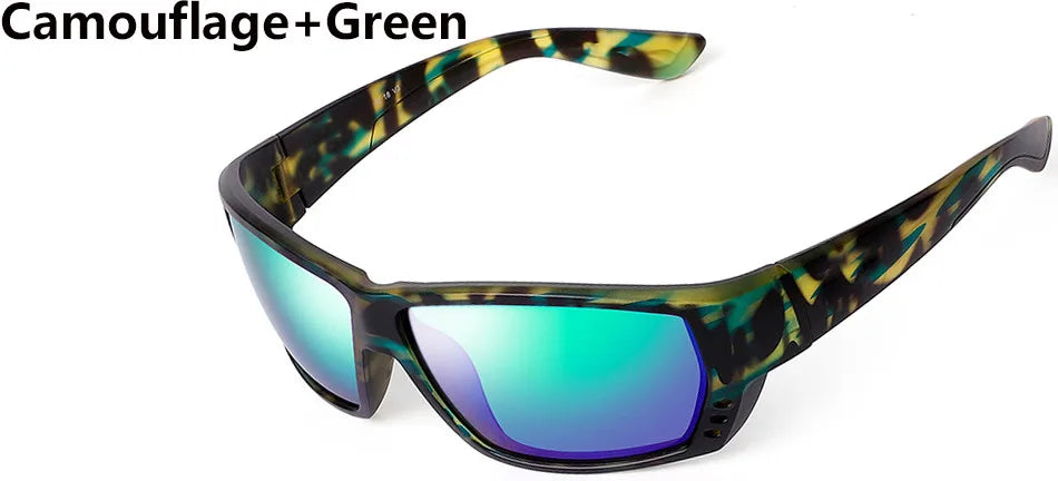 580P Tuna Alley Polarized Sunglasses Men Square Sunglasses For Men Fishing Eyewear Male Driving Sunglasses Oculos Travel Eyewear