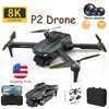 2025 P2 Mini Drone 8K Profesional 4K HD Camera Obstacle Avoidance Aerial Photography 5G 10Km Foldable Quadcopter Toys Gifts