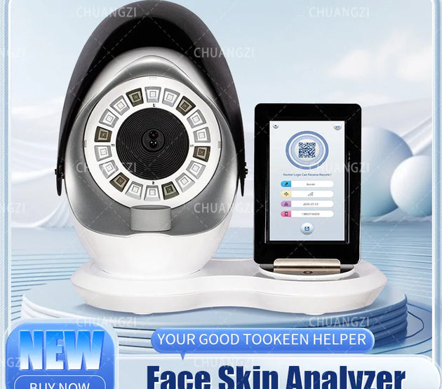 Aisia 3D Smart Magic Mirror 8 Spectral Skin Analyzer Machine Face Scanner Facial Testing Skin Aanlysis Moisture Detection