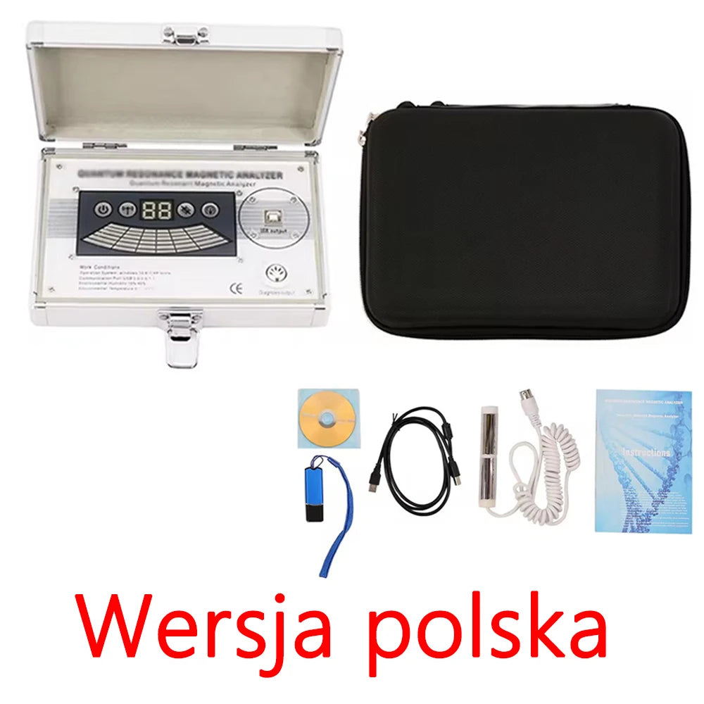 2024 NEW Body Quantum Analyzer Magnetic Resonance Health Analyzer 54 Checking Reports set Portable Tesing Healthy Body Machine