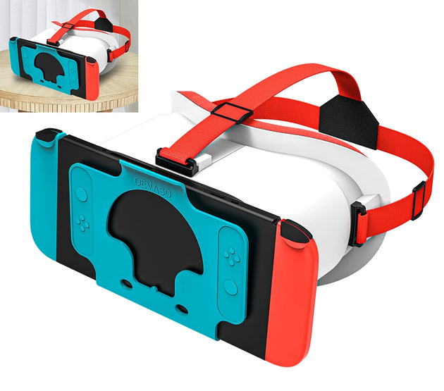 3D VR Glasses Suitable for Myopia Up To 800 Degrees Virtual Reality Headset VR Goggles Headset for Nintendo Switch OLED Model