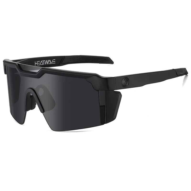 NEW High quality luxury Heat Wave brand sunglasses square Conjoined lens cycling Women men sun glasses UV400