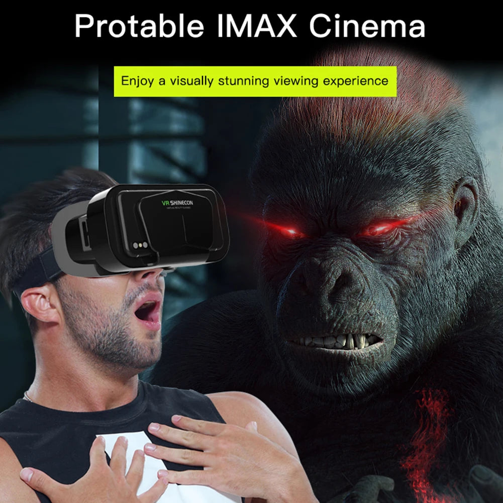 Virtual Reality Game Helmet G10 IMAX 3D Virtual Reality Game Helmet 360 Panoramic VR Game Google for 4.7-7.0 inches Smartphone