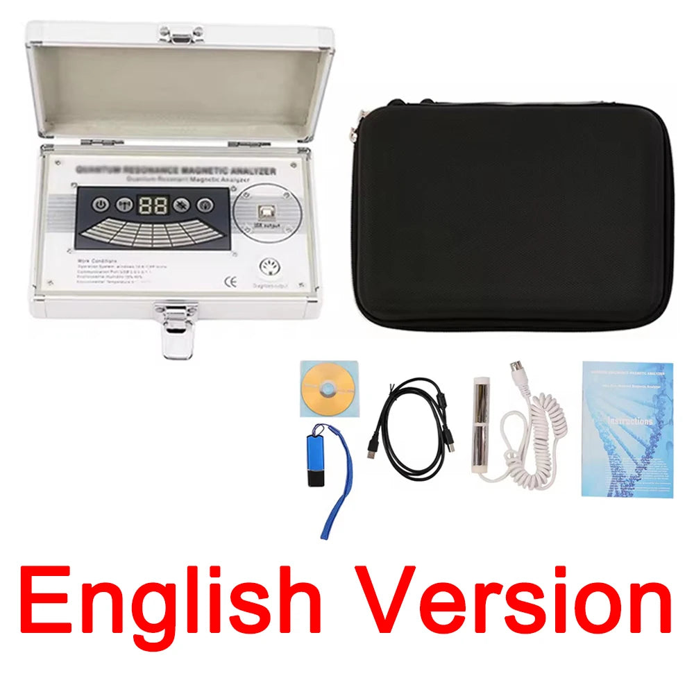 2024 NEW Body Quantum Analyzer Magnetic Resonance Health Analyzer 54 Checking Reports set Portable Tesing Healthy Body Machine