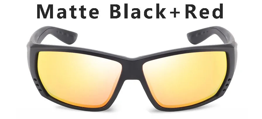 580P Tuna Alley Polarized Sunglasses Men Square Sunglasses For Men Fishing Eyewear Male Driving Sunglasses Oculos Travel Eyewear