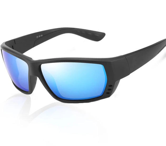 580P Tuna Alley Polarized Sunglasses Men Square Sunglasses For Men Fishing Eyewear Male Driving Sunglasses Oculos Travel Eyewear