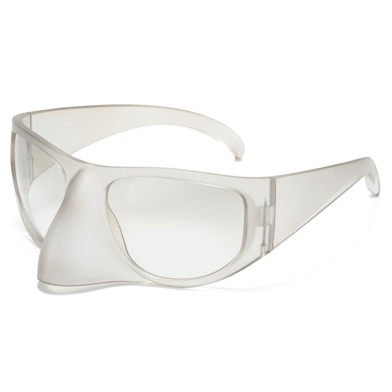 Y2K Oversized Luxury Brand Designer Nose Masked Sunglasses 2000'S  Suglasses Women 2023 Lentes De Sol Para Mujeres