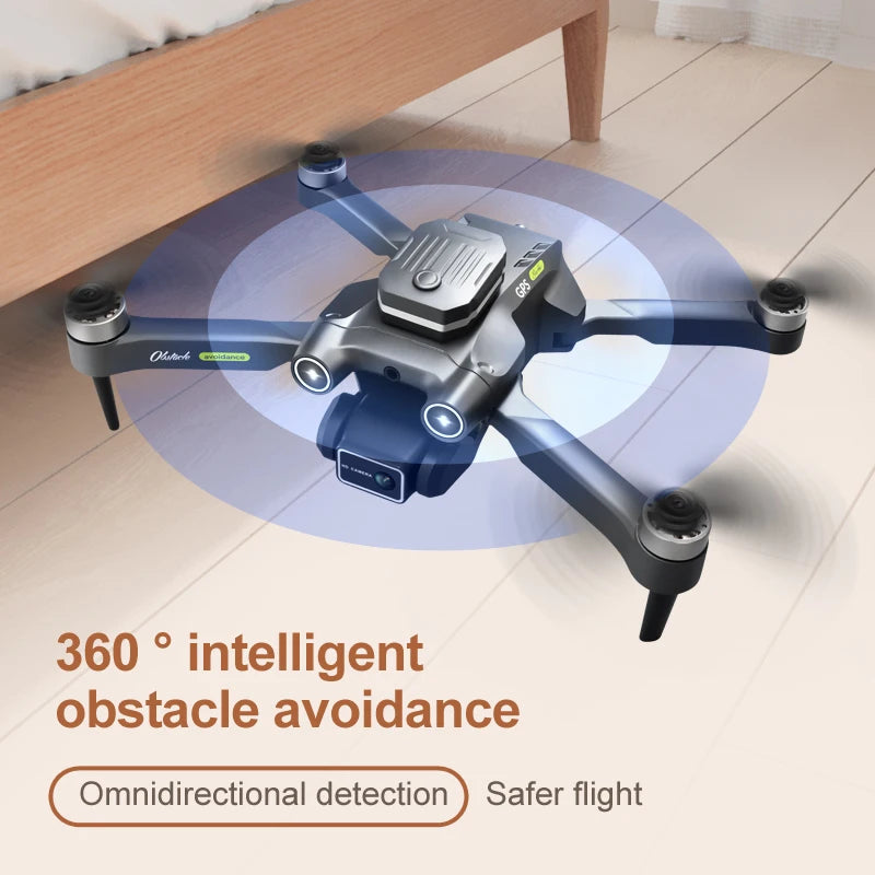 H23 RC Drone Profesional Dual HD Camera Aerial Photography FPV Helicopters Obstacle Avoidance Foldable RC Quadcopter Toys