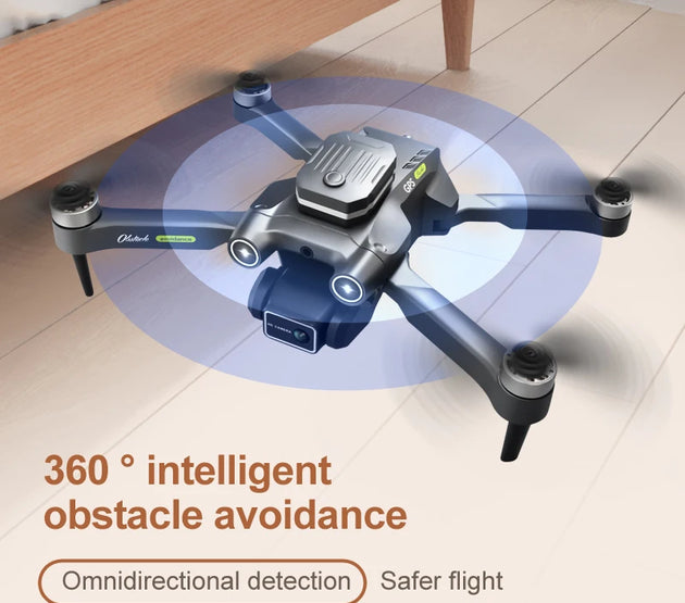H23 RC Drone Profesional Dual HD Camera Aerial Photography FPV Helicopters Obstacle Avoidance Foldable RC Quadcopter Toys