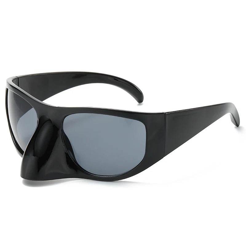 Y2K Oversized Luxury Brand Designer Nose Masked Sunglasses 2000'S  Suglasses Women 2023 Lentes De Sol Para Mujeres