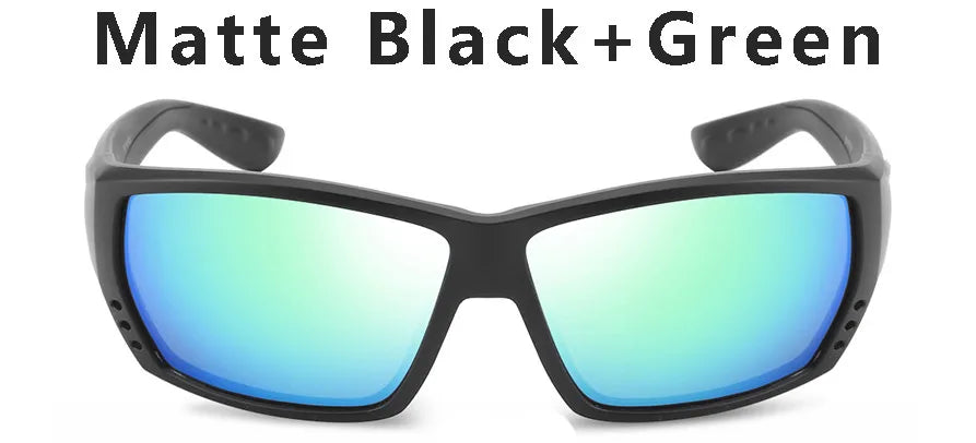 580P Tuna Alley Polarized Sunglasses Men Square Sunglasses For Men Fishing Eyewear Male Driving Sunglasses Oculos Travel Eyewear